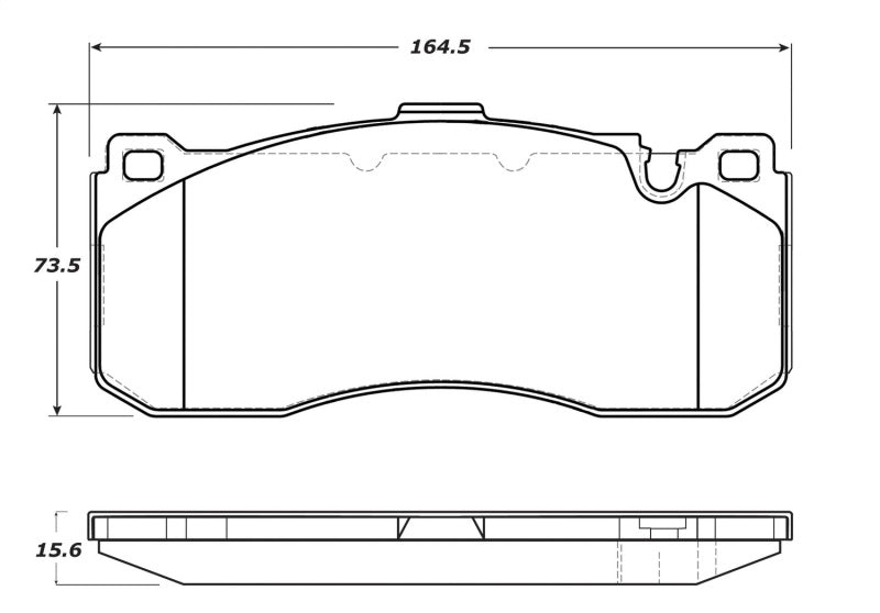 StopTech Street Touring 08-09 BMW 128i/135i Coupe Front Brake Pads - eliteracefab.com