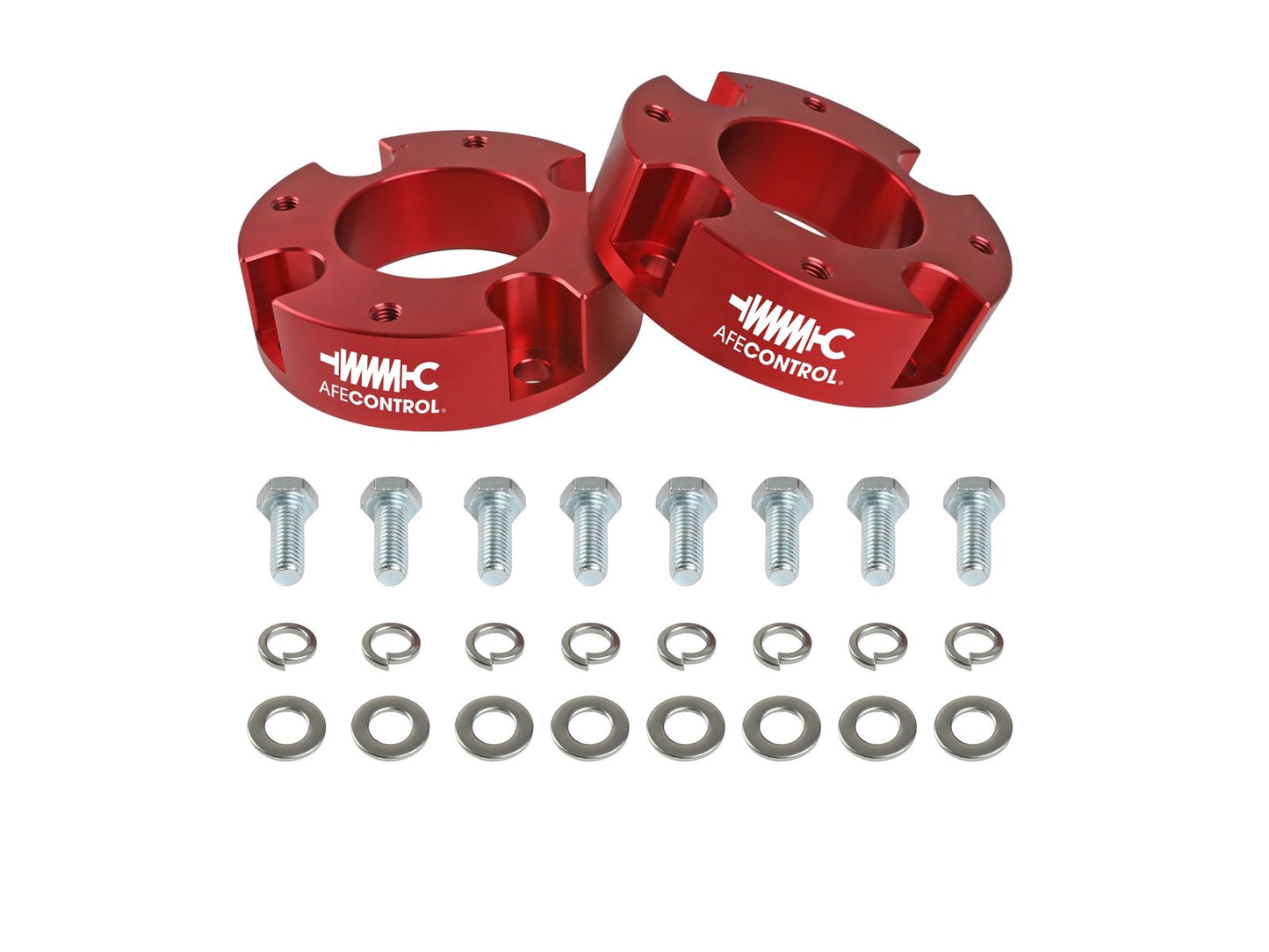 aFe CONTROL 2.0 IN Leveling Kit 07-21 Toyota Tundra - Red - eliteracefab.com