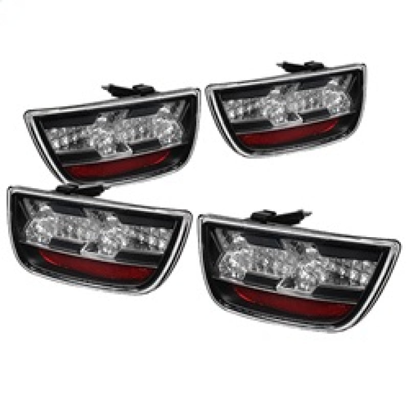 Spyder Chevy Camaro 10-13 LED Tail Lights Black ALT-YD-CCAM2010-LED-BK - eliteracefab.com