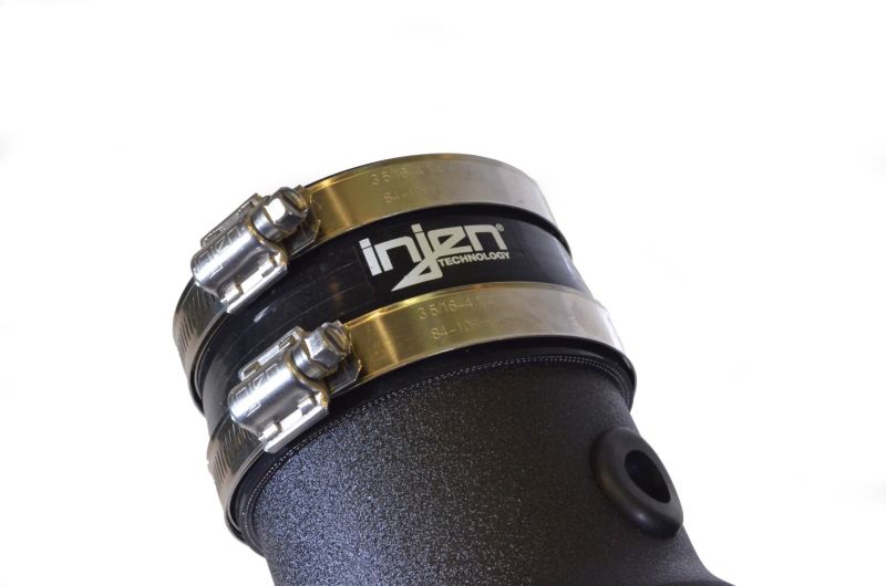 Injen 11-20 Dodge Challenger SRT-8 6.4L V8 Wrinkle Black Power-Flow Short Ram Intake - eliteracefab.com