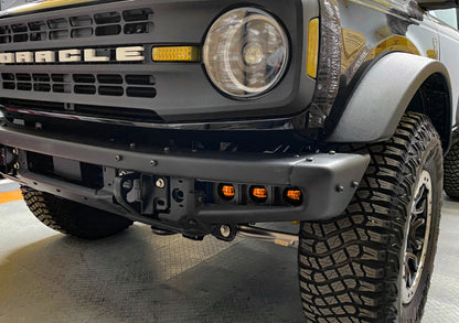 Oracle High 21-22 Ford Bronco Triple LED Fog Light kit for Steel Bumper ORACLE Lighting