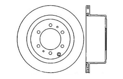 StopTech Slotted & Drilled Sport Brake Rotor Stoptech
