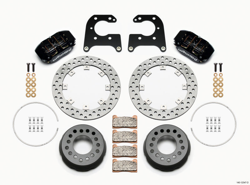 Wilwood Dynapro Lug Mount Single Rear Dynamic Kit SA Drilled Big Ford 2.36in Offset Wilwood