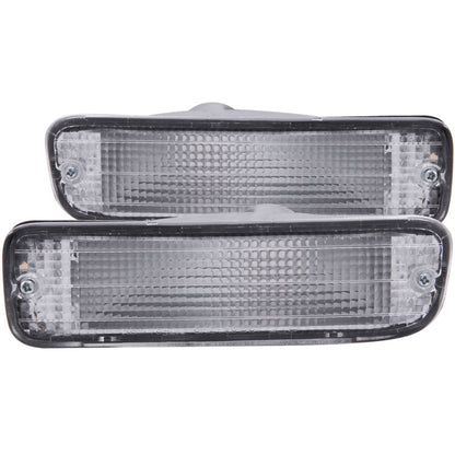 ANZO USA Toyota Tacoma 4wd/2wd Euro Parking Lights Chrome; 1995-1997 - eliteracefab.com