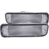 ANZO USA Toyota Tacoma 4wd/2wd Euro Parking Lights Chrome; 1995-1997