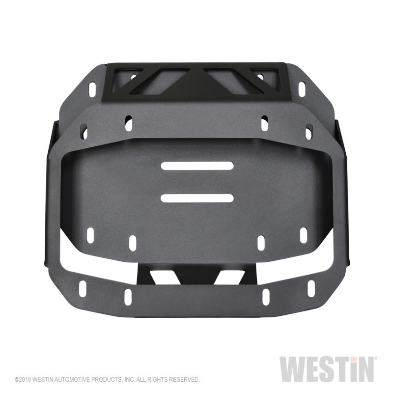 Westin 18-19 Jeep Wrangler JL WJ2 Spare Tire Relocator - Textured Black Westin