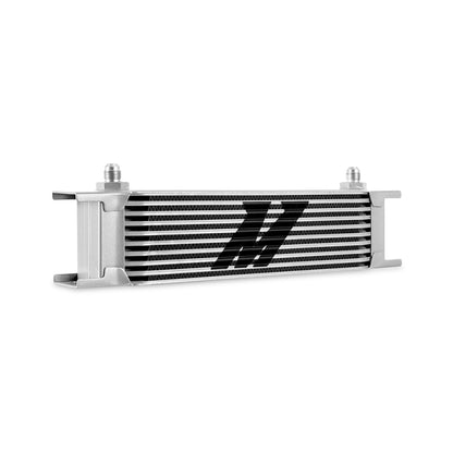 Mishimoto Universal -6AN 10 Row Oil Cooler - Silver - eliteracefab.com