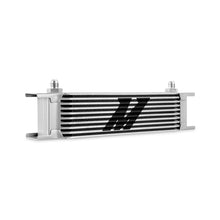 Load image into Gallery viewer, Mishimoto Universal -6AN 10 Row Oil Cooler - Silver - eliteracefab.com