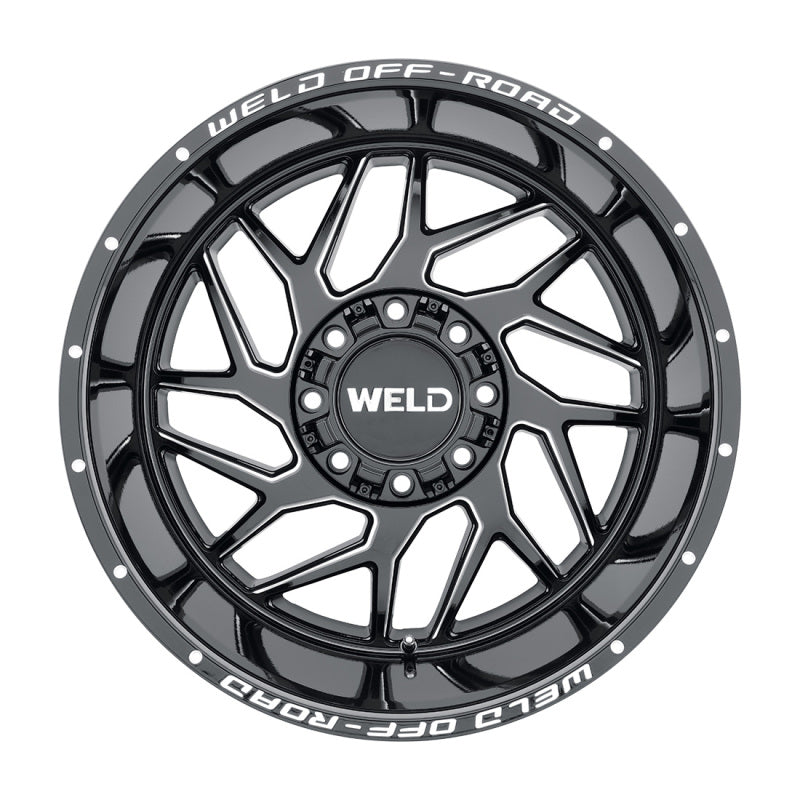 Weld Off-Road W117 20X9 Fulcrum 5X127 5X139.7 ET00 BS5.00 Gloss Black MIL 87.1