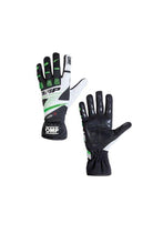 Load image into Gallery viewer, OMP KS-3 Gloves Black/W/Green - Size 4 (For Children)