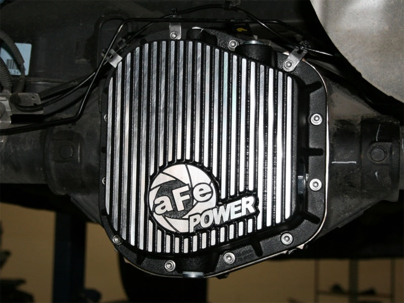 aFe Power Rear Diff Cover (Machined) 12 Bolt 9.75in 97-16 Ford F-150 w/ Gear Oil 6 QT - eliteracefab.com
