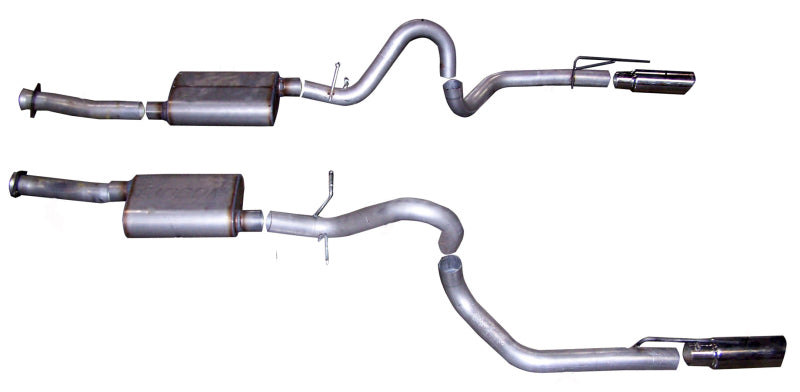 Gibson 99-04 Ford Mustang GT 4.6L 3in Cat-Back Dual Exhaust - Stainless Gibson