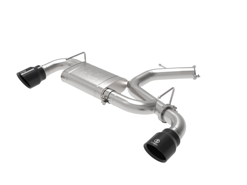 aFe Takeda Exhaust Axle-Back 19-20 Hyundai Veloster N 304SS Black Dual Tips Exhaust - eliteracefab.com