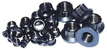 ARP 10 mm x 1.50 Thread Nut 12 mm 12 Point Head Chromoly Black Oxide - Universal - eliteracefab.com