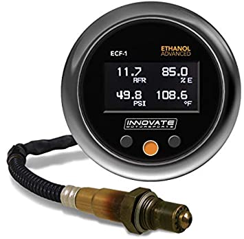 Innovate ECF-1 (Fuel) Ethanol Advanced Complete Gauge Kit - eliteracefab.com