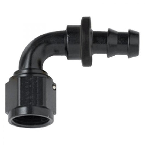 Fragola Performance Systems 209008-BL 8000 Series Push-Lite Race Hose End - 90 Degree - eliteracefab.com