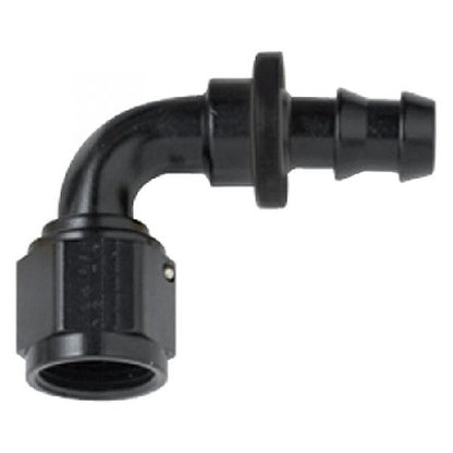Fragola Performance Systems 209008-BL 8000 Series Push-Lite Race Hose End - 90 Degree - eliteracefab.com