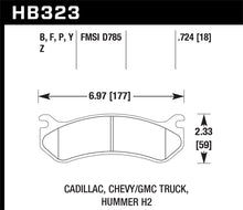 Load image into Gallery viewer, Hawk 06 Chevy Avalanche 2500 / GMC Truck / Hummer Super Duty Street Rear Brake Pads - eliteracefab.com