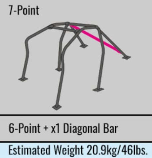 Cusco Roll Cage Weld-On Tabs / A-Pillar (S/O / No Cancel)