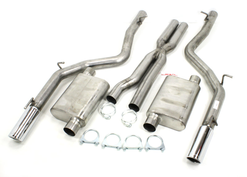 JBA 12-14 Chrysler 300C SRT8 6.1L/6.4L 409SS Dual Rear Exit Cat-Back Exhaust JBA