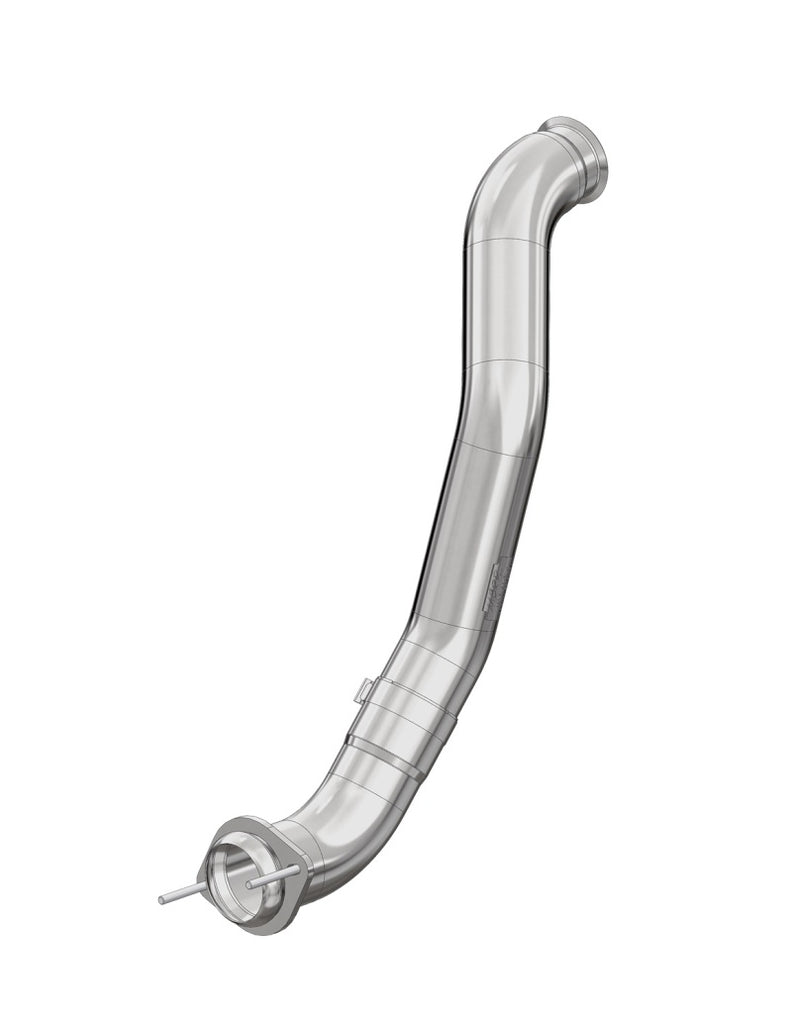 MBRP 08-10 Ford 6.4L Powerstroke 4in Turbo Down-Pipe Aluminized - eliteracefab.com