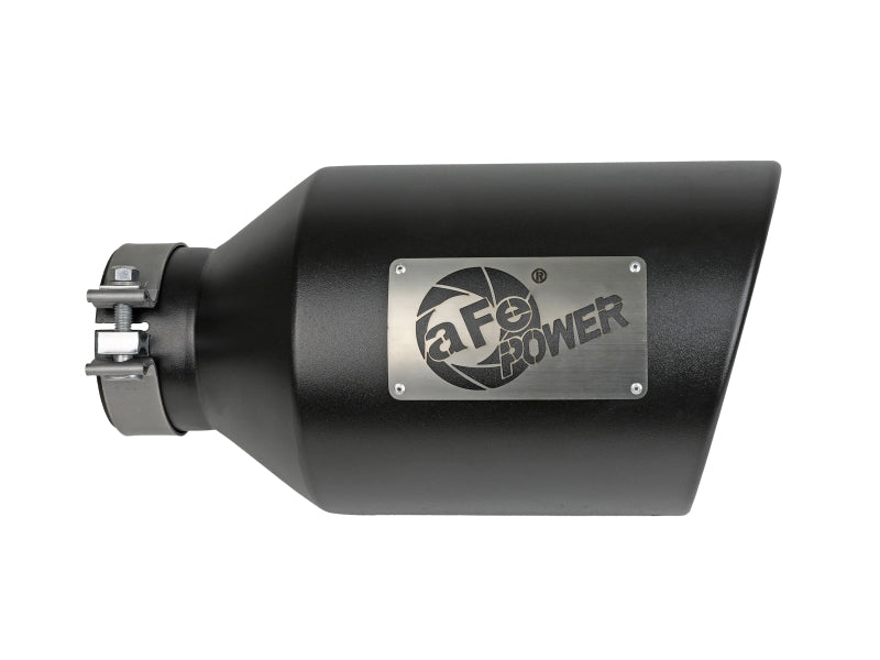 aFe Power MACH Force-Xp 409 Stainless Steel Clamp-on Exhaust Tip Black aFe