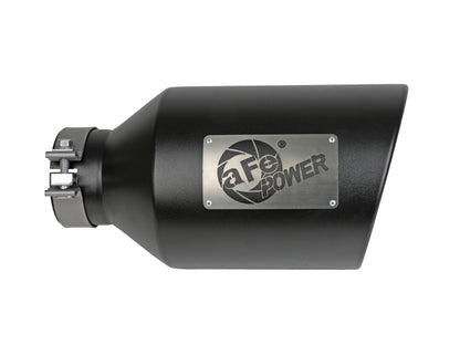aFe Power MACH Force-Xp 409 Stainless Steel Clamp-on Exhaust Tip Black aFe