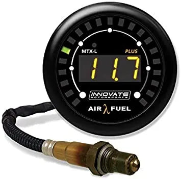 Innovate MTX-L PLUS Digital Air/Fuel Ratio Gauge Kit 3ft w/O2 Sensor - eliteracefab.com