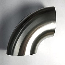Load image into Gallery viewer, Stainless Bros 3in Diameter 1D / 3in CLR 90 Degree Bend No Leg Mandrel Bend.