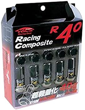 Project Kics 12x1.50 R40 Lug Nuts - Black (20 Pcs) - eliteracefab.com