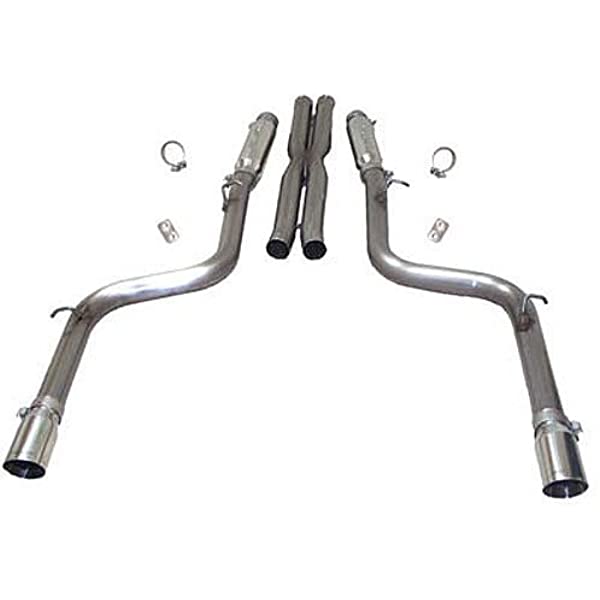 SLP 2005-2014 Dodge Challenger/Charger/Magnum/300C 6.1/6.4L LoudMouth Cat-Back Exhaust System - eliteracefab.com