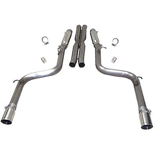 SLP 2005-2014 Dodge Challenger/Charger/Magnum/300C 6.1/6.4L LoudMouth Cat-Back Exhaust System - eliteracefab.com