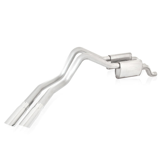 Stainless Works 2010-14 Raptor Exhaust 3in S-Tube Mufflers Exits Behind Passenger Rear Tire Stainless Works