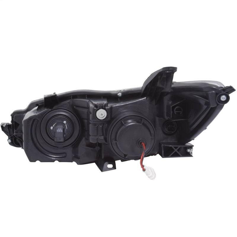 ANZO USA Toyota Camry 4dr Projector Headlights W/ Plank Style Design Black W/ Amber; 2015-2016 - eliteracefab.com