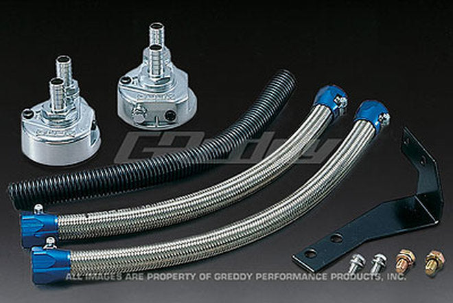 GReddy Oil Filter Relocation Kit Nissan 240SX SR20 (S13) 1989-1993 - eliteracefab.com