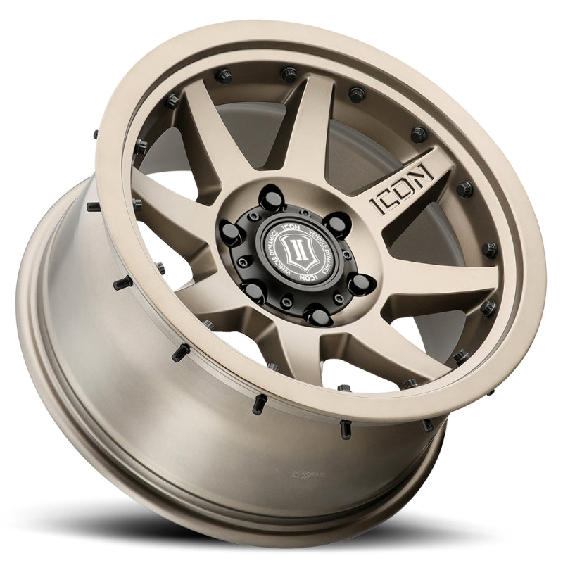 ICON Rebound Pro 17x8.5 6x135 6mm Offset 5in BS 87.1mm Bore Bronze Wheel - eliteracefab.com