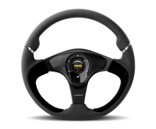 Load image into Gallery viewer, Momo Nero Steering Wheel 350 mm - Black Leather/Suede/Black Spokes NER35BK0B