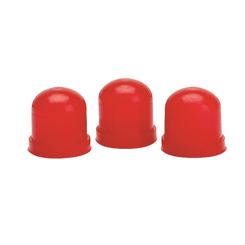 Autometer Red Light Bulb Boots Pack of 3 3214