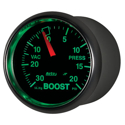 Autometer GS 52mm 30 in Hg/20 psi Mechanical Vacuum/Boost Gauge 3807