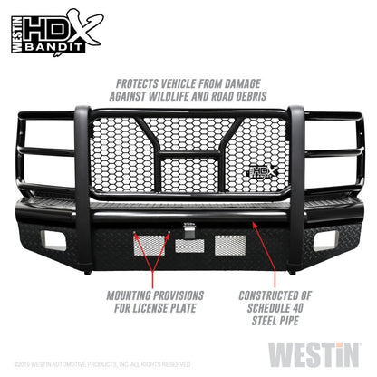 Westin/HDX Bandit 18-20 Ford F-150 (Excl. EcoBoost) Front Bumper - Black Westin