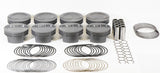 Mahle MS Piston Set SBF 363ci 4.125in Bore 3.4in Stroke 5.4in Rod .927 Pin -16cc 9.4 CR Set of 8