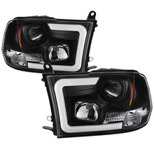 Load image into Gallery viewer, Spyder 09-16 Dodge Ram 1500 Version 2 Headlights Light Bar DRL Black PRO-YD-DR09V2-LBDRL-BK - eliteracefab.com