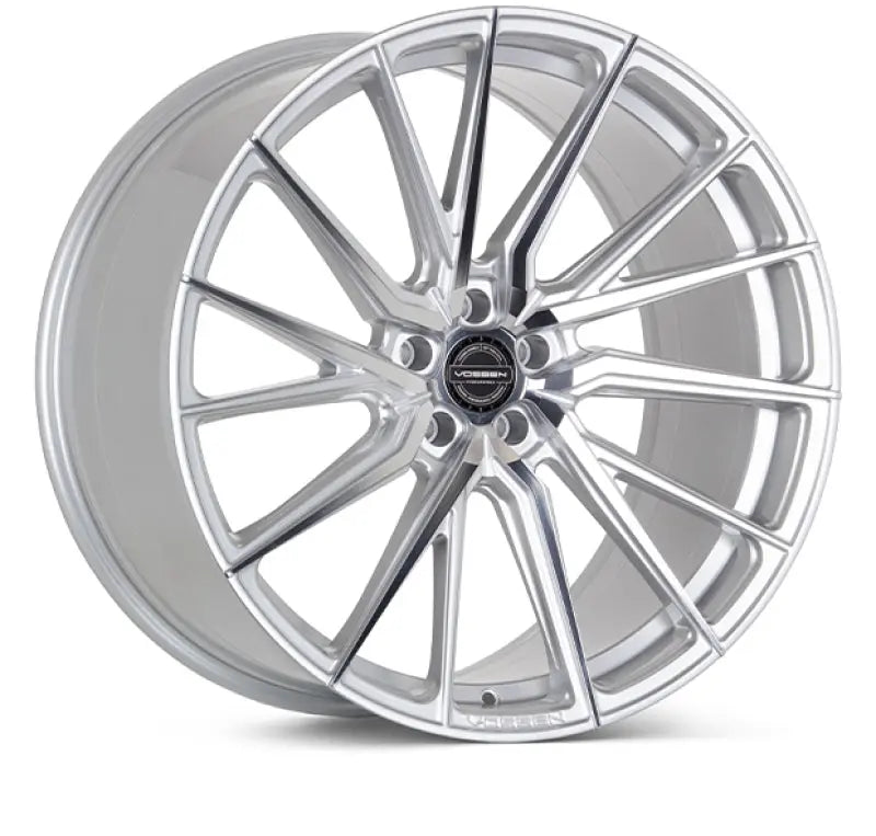 Vossen HF-4T 22x9 / 5x112 / ET32 / Flat Face / 66.5 - Silver Polished - Left Wheel Vossen