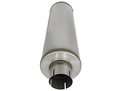 aFe MACH Force-Xp 409 SS Muffler 3-1/2in ID Center/Center x 7in Dia x 24in L - Round Body aFe