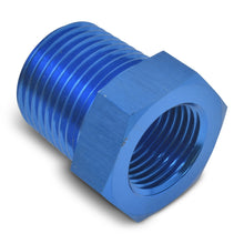 Load image into Gallery viewer, Russell Performance 1in Male to 3/4in Female Pipe Bushing Reducer (Blue)