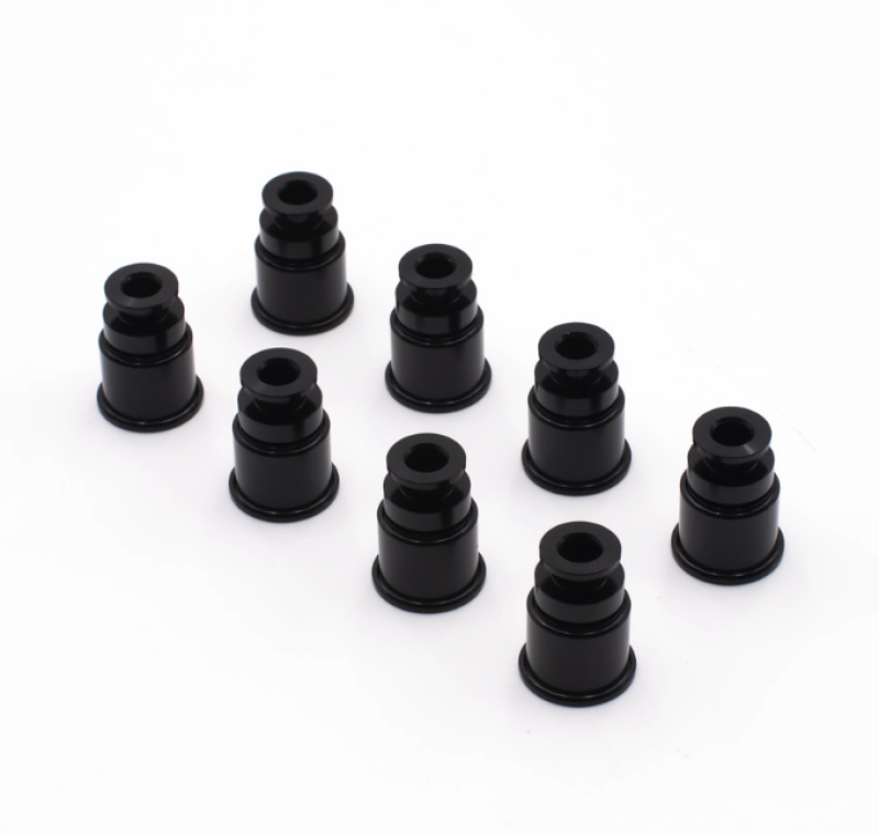 BLOX Racing 14mm Adapter Top (1/2in) w/Viton O-Ring & Retaining Clip (Set of 8) BLOX Racing