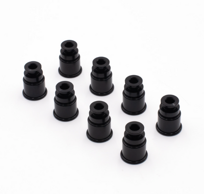 BLOX Racing 14mm Adapter Top (1/2in) w/Viton O-Ring & Retaining Clip (Set of 8) BLOX Racing