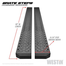 Load image into Gallery viewer, Westin Grate Steps Running Boards 83 in - Textured Black - eliteracefab.com