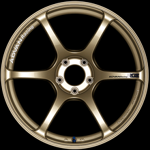 Load image into Gallery viewer, Advan RGIII 17x8 +38 5-114.3 Racing Gold Metallic Wheel