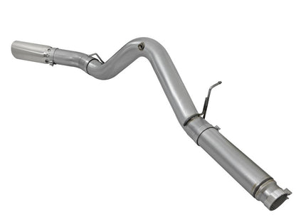 aFe LARGE Bore HD 5in Exhausts DPF-Back SS w/ Pol Tips 16-17 GM Diesel Truck V8-6.6L (td) LML/L5P aFe